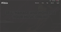 Desktop Screenshot of imusiciandigital.com